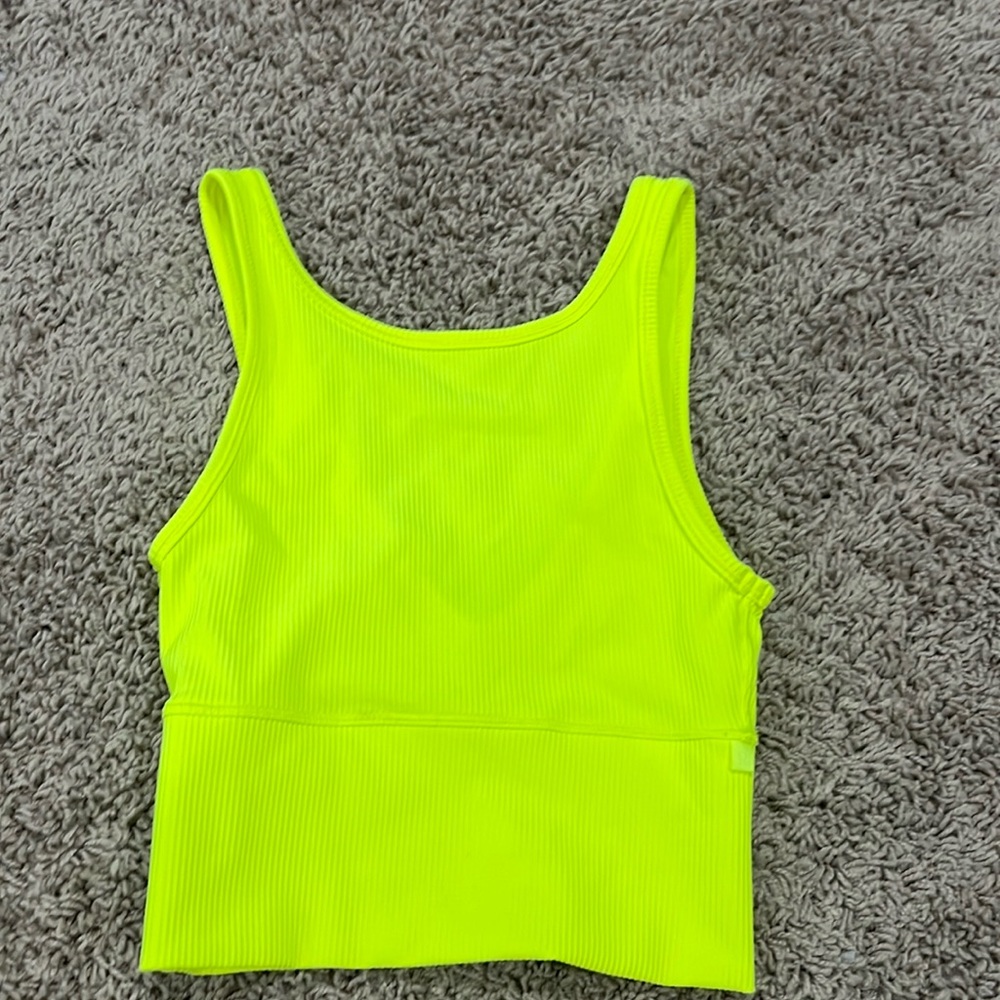 Bright yellow Women’s lululemon athletic wear